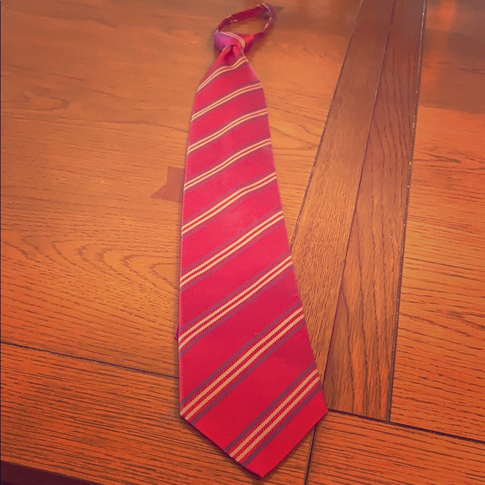 Pre-tied Silk Necktie.